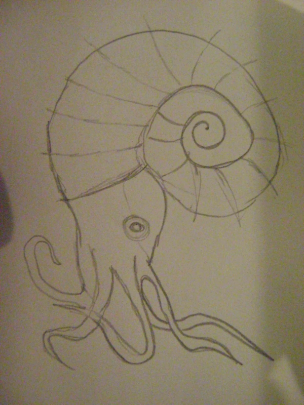 Creation of One Eyed Nautilus: Step 2